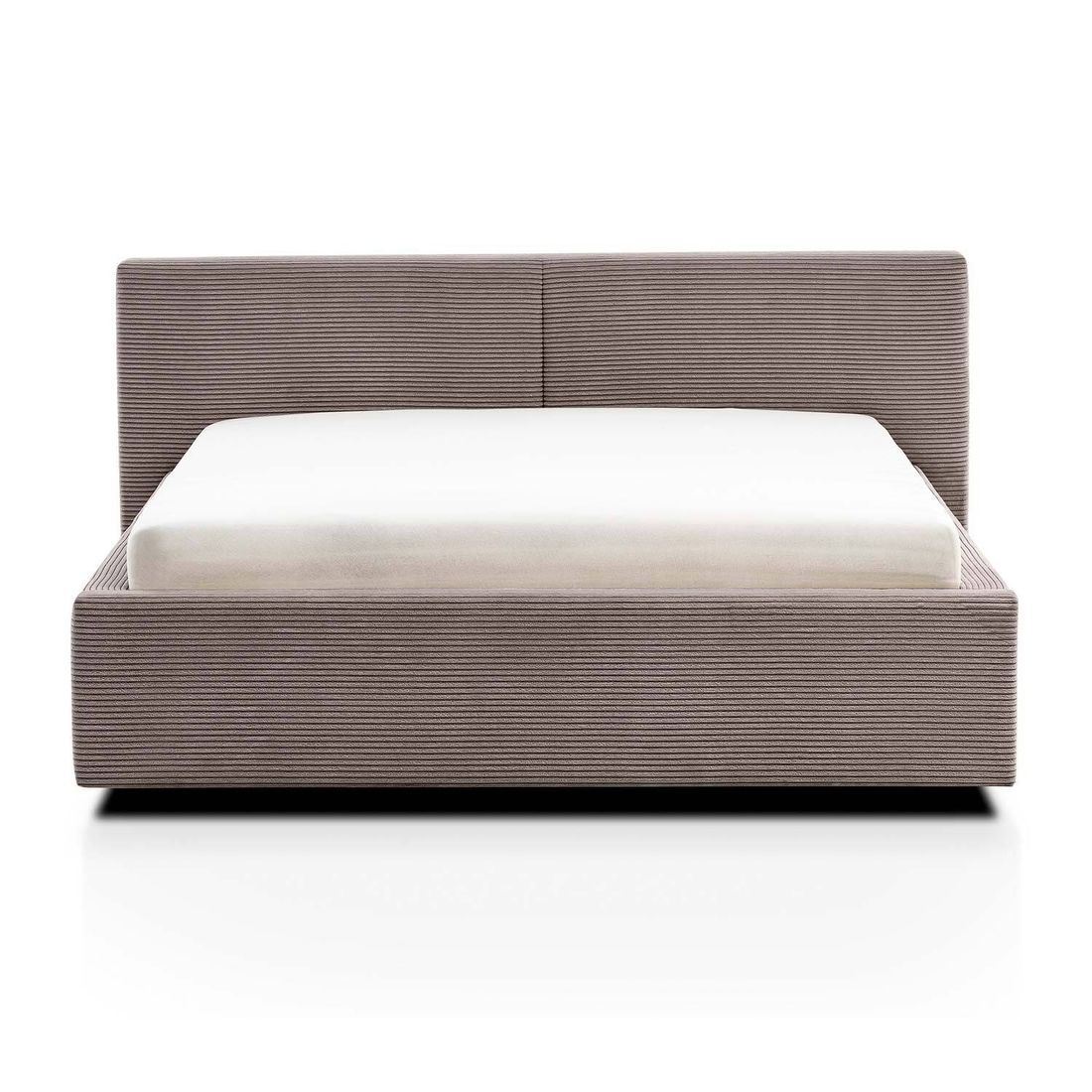 Polsterbett Dorisa Cord mit Bettkasten und Lattenrost