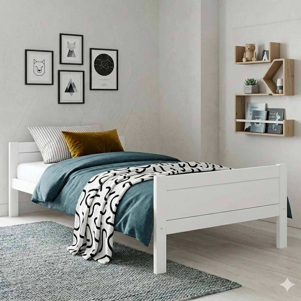 LIFETIME Jugendbett Original Kiefer Massivholz mit Lattenrost