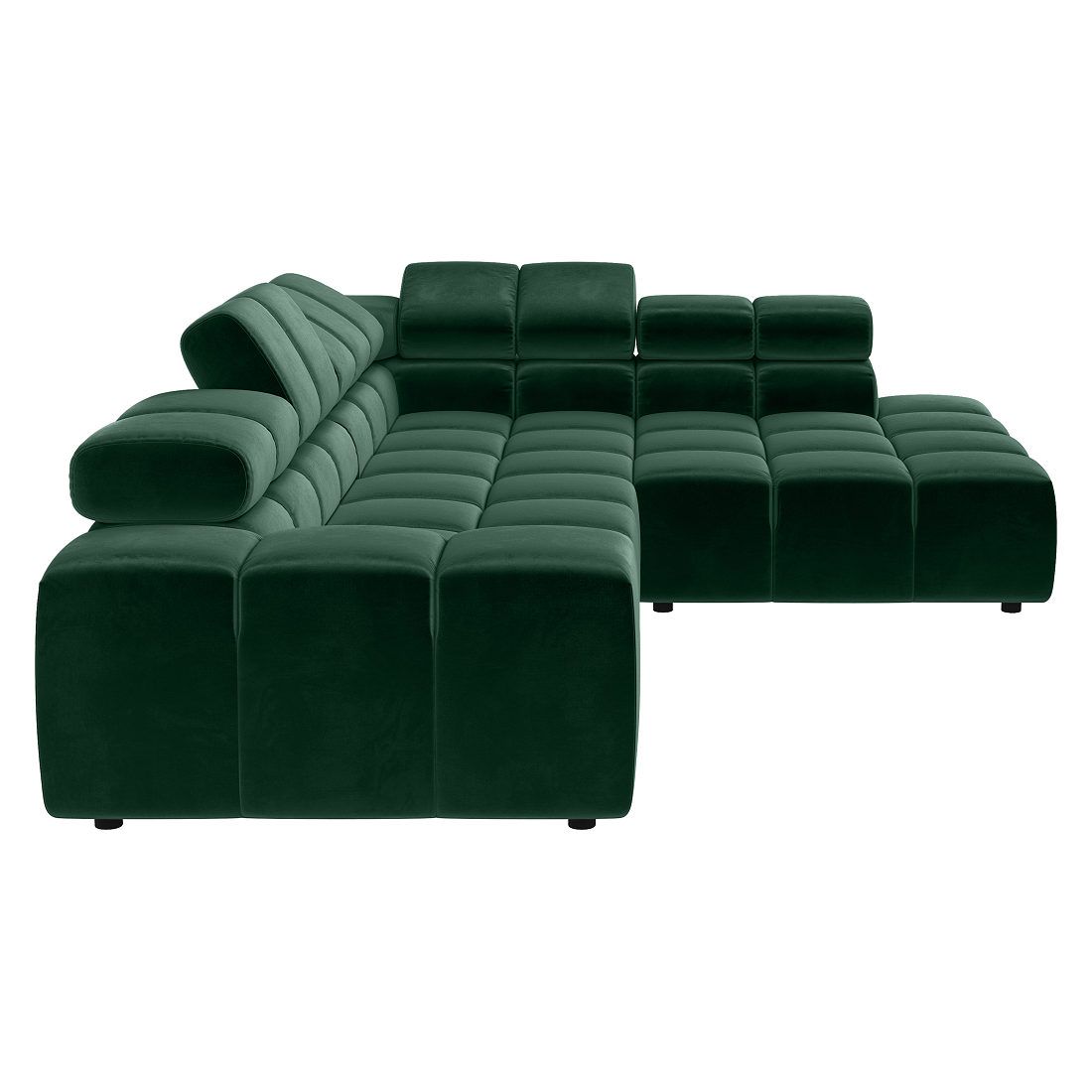 HOMELIV. Ecksofa Charlotta 319x215x82cm Velours