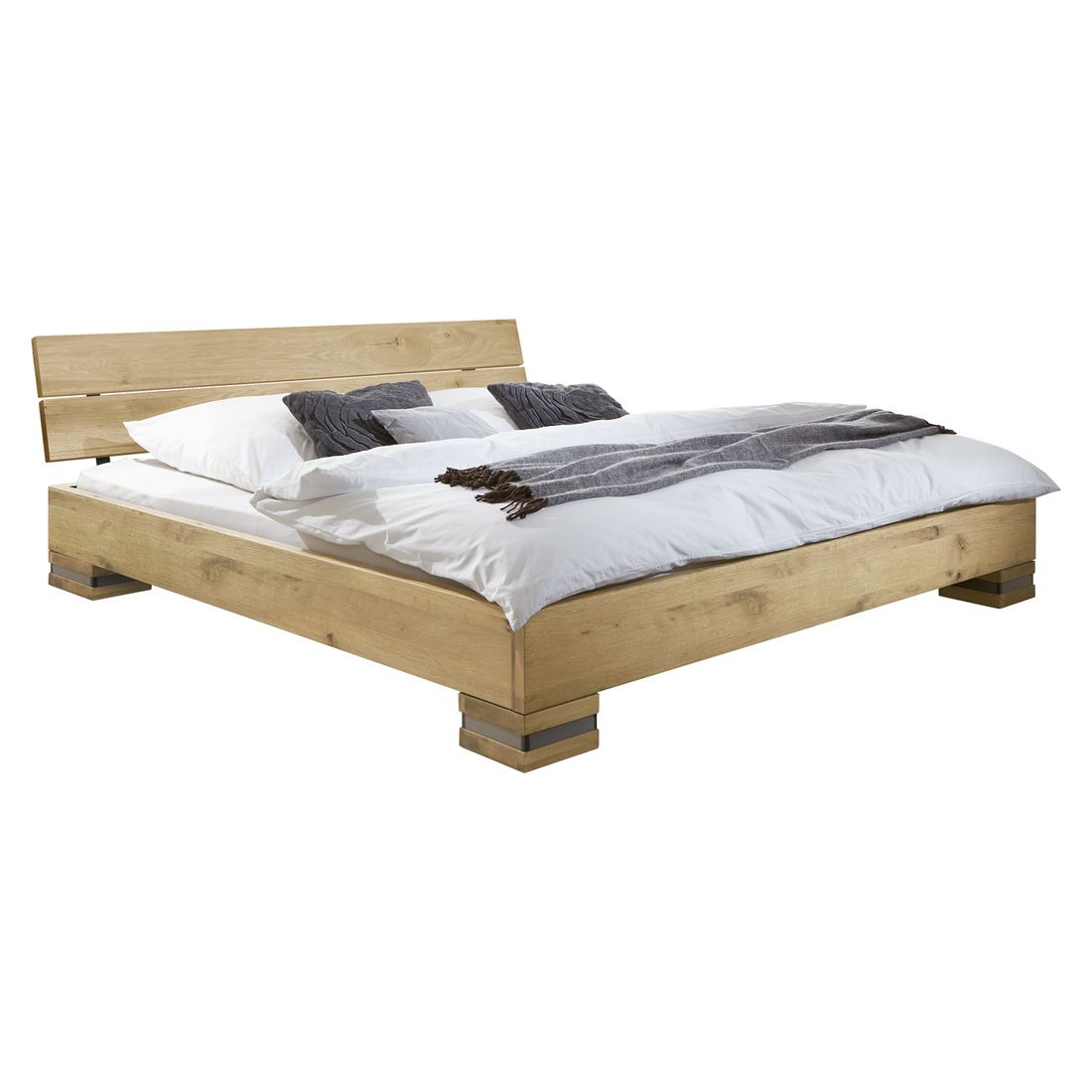 Bett Curada Wildeiche Massivholz