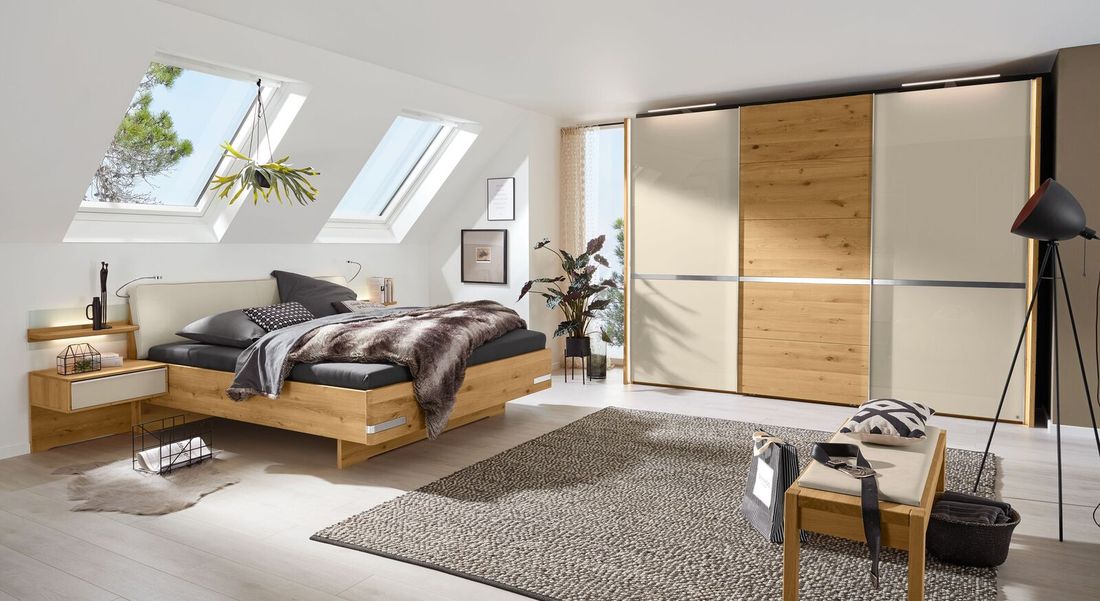 Musterring Schlafzimmer-Set Savona 2.0 Eiche teilmassiv