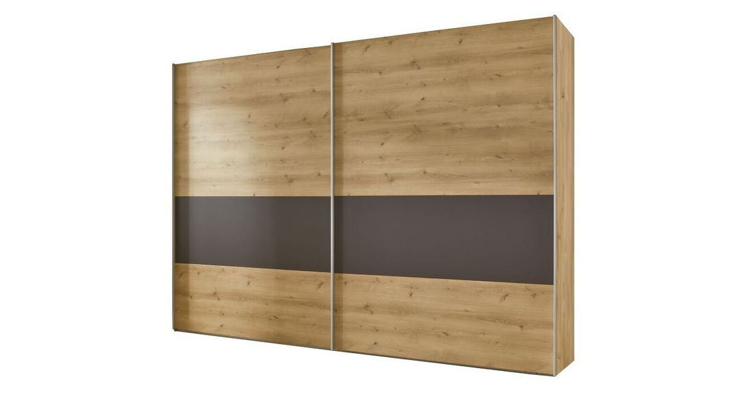 Schwebetüren-Kleiderschrank Atakama Eiche Dekor