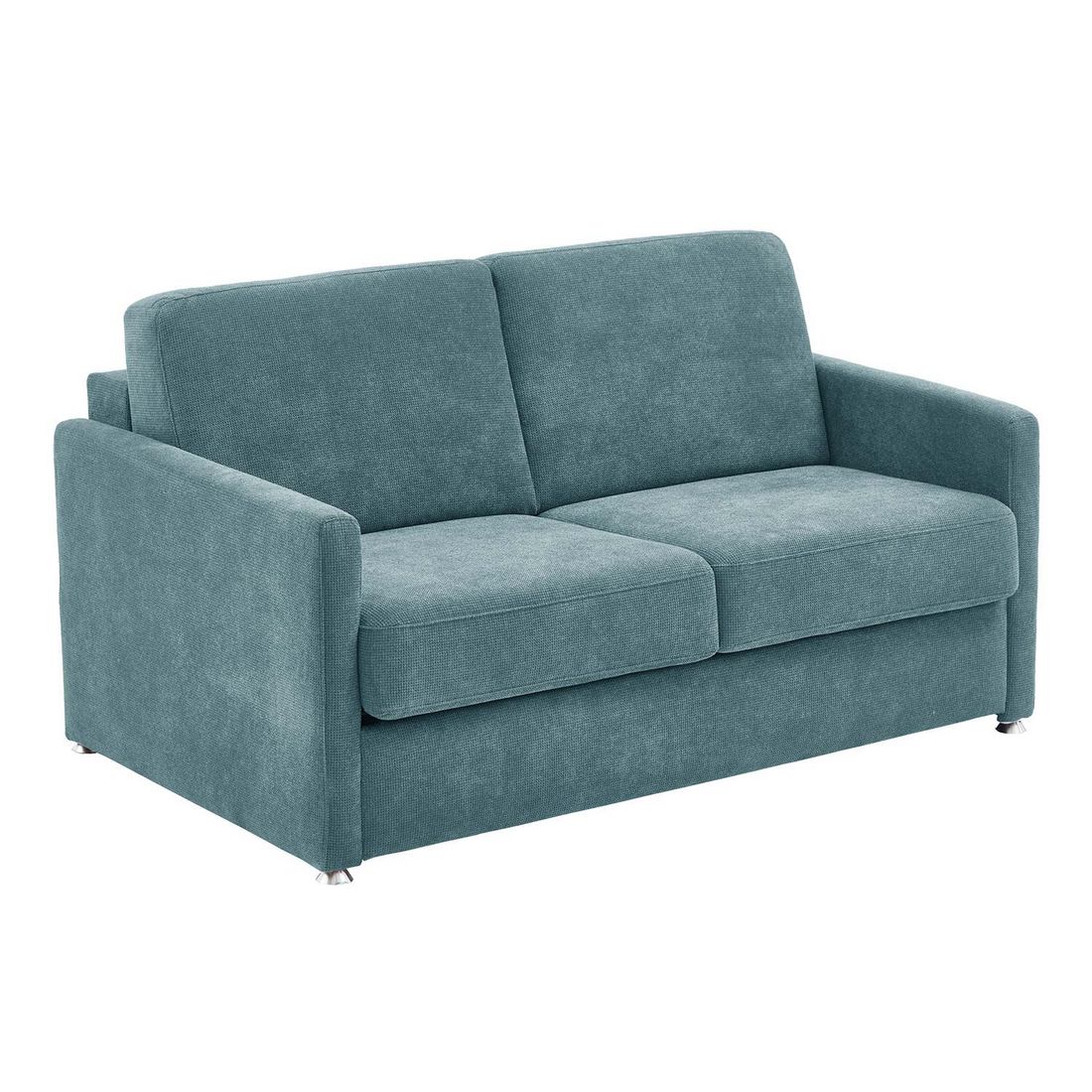 Schlafsofa Tullia Webstoff/Velours mit Lattenrost