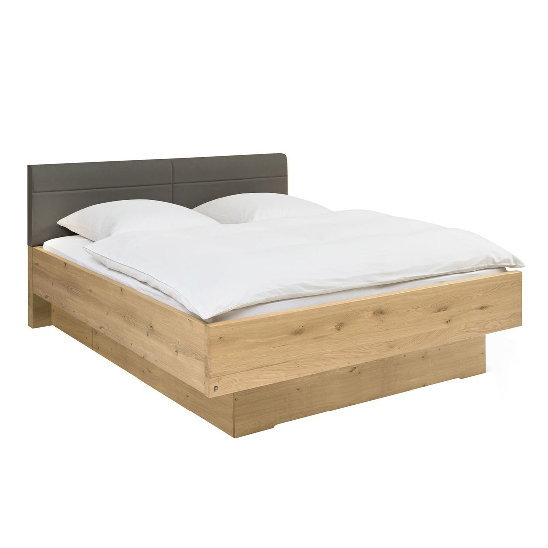 Musterring Bett San Francisco Komfort Eiche Dekor mit Schubkasten Havanna