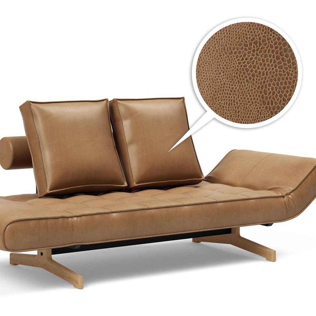 Schlafsofa Nunki Kunstleder