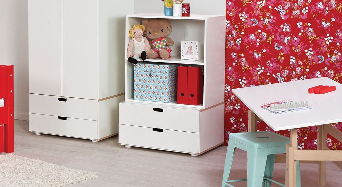 Kommode Kids Town Buche teilmassiv