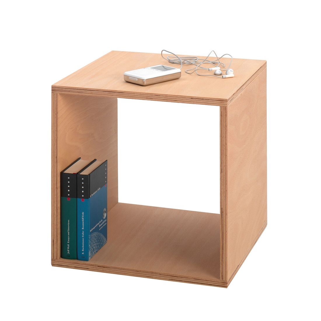 Tojo Nachttisch Cube Buche Massivholz H 35cm
