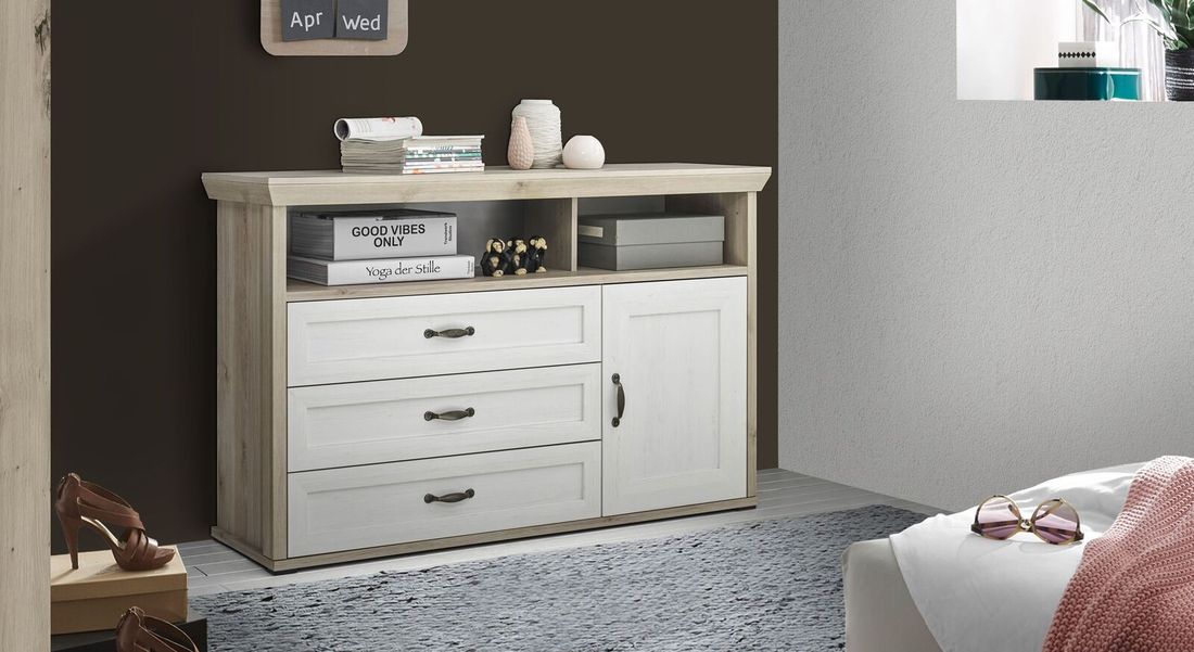 Sideboard Diaro Pinie Dekor mit Schubladen