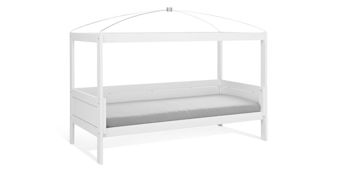 LIFETIME Mini-Hochbett 4-in-1 Kiefer Massivholz mit Lattenrost