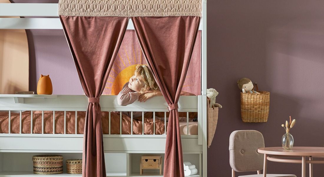 LIFETIME Hausbett Sunset Dreams Kiefer Massivholz mit Lattenrost und Schubkasten