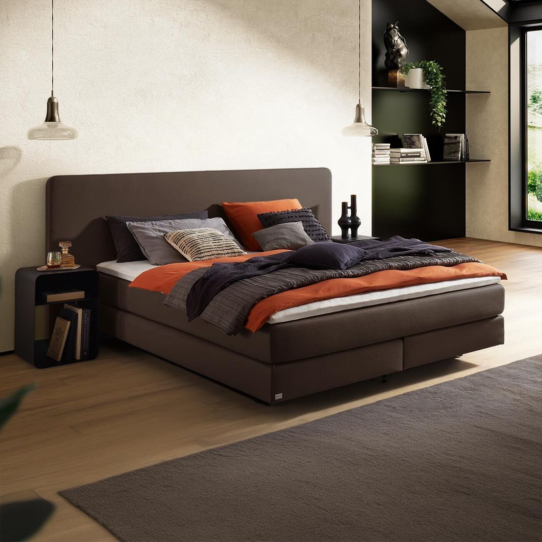 Boxspringbett Tecoa Kunstleder