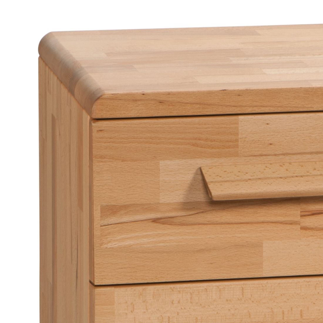 Nachttisch Ballina Kernbuche Massivholz H 39cm