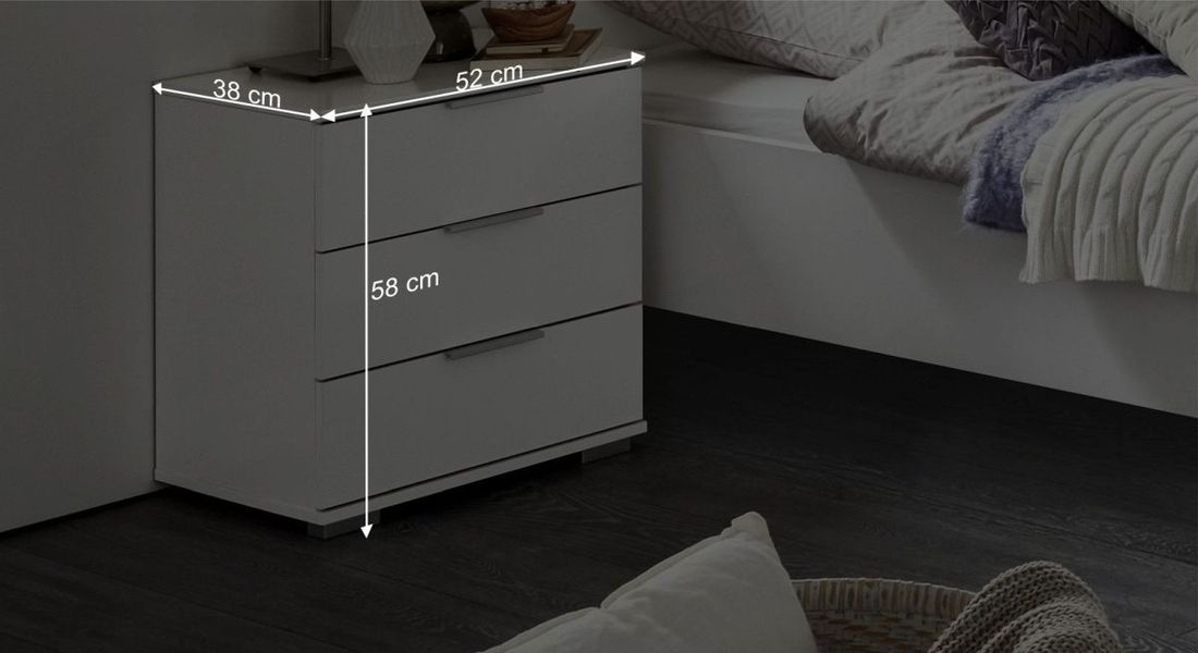 Nachttisch Aradeo H 58cm