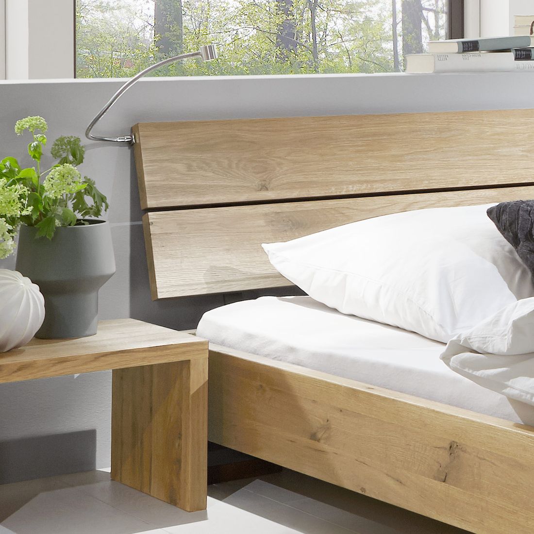 Bett Curada Wildeiche Massivholz