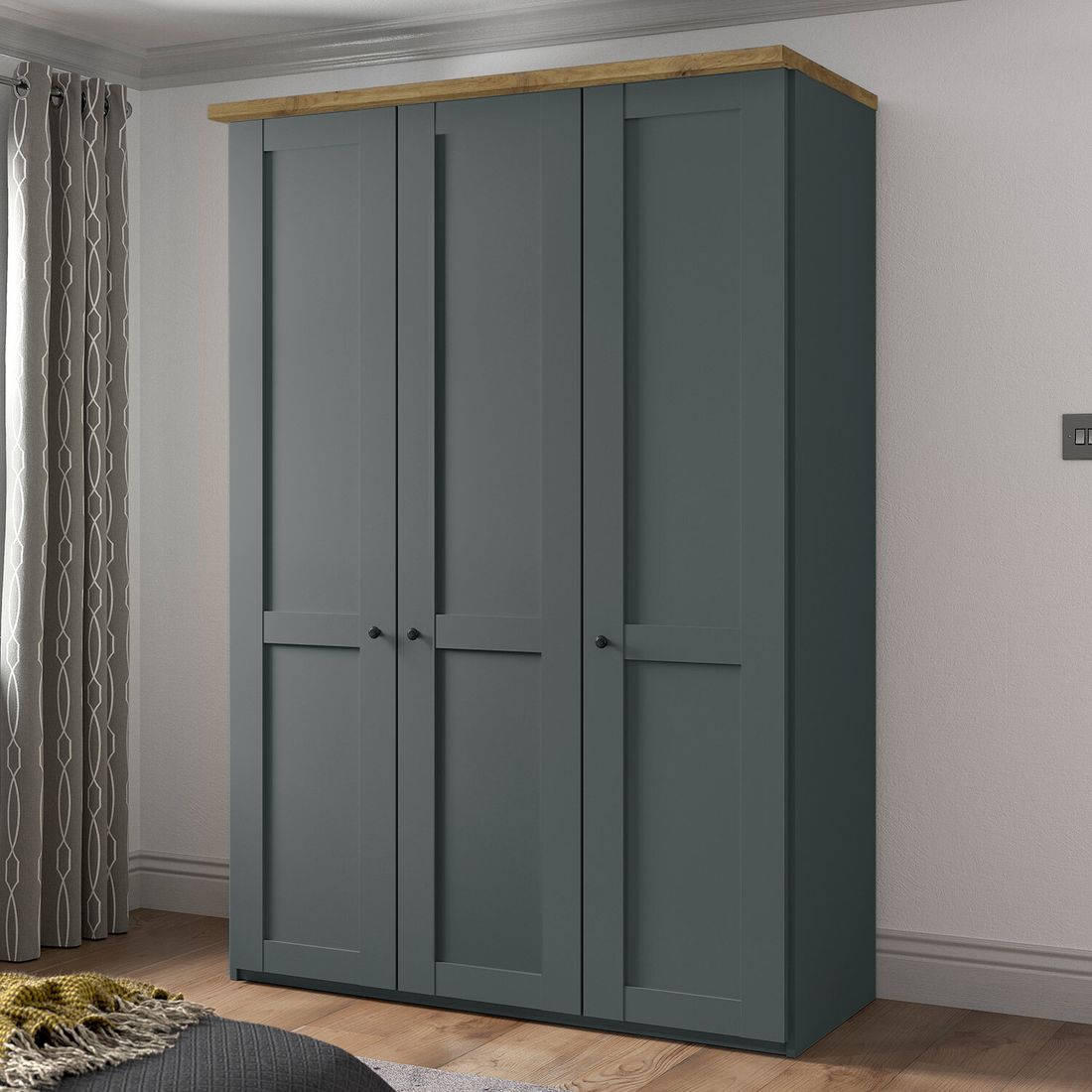 Drehtüren-Kleiderschrank Sapitwa H 216cm