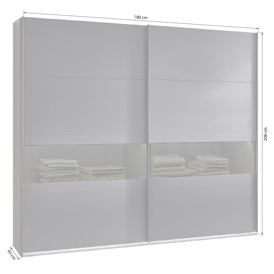 Schwebetüren-Kleiderschrank Bollullo