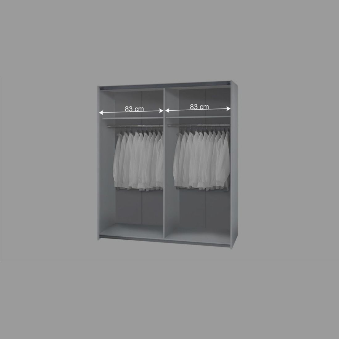 Schwebetüren-Kleiderschrank Salina