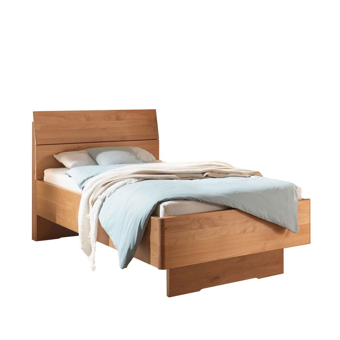 Einzelbett Nuria Komfort Erle Dekor