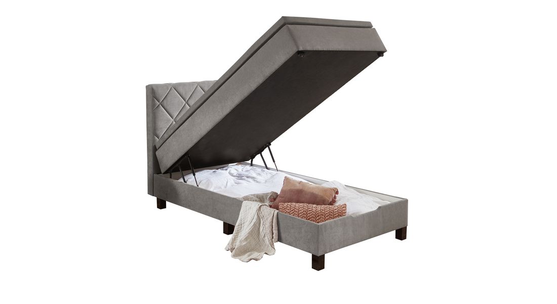 Bettkasten-Einzel-Boxbett Hilke