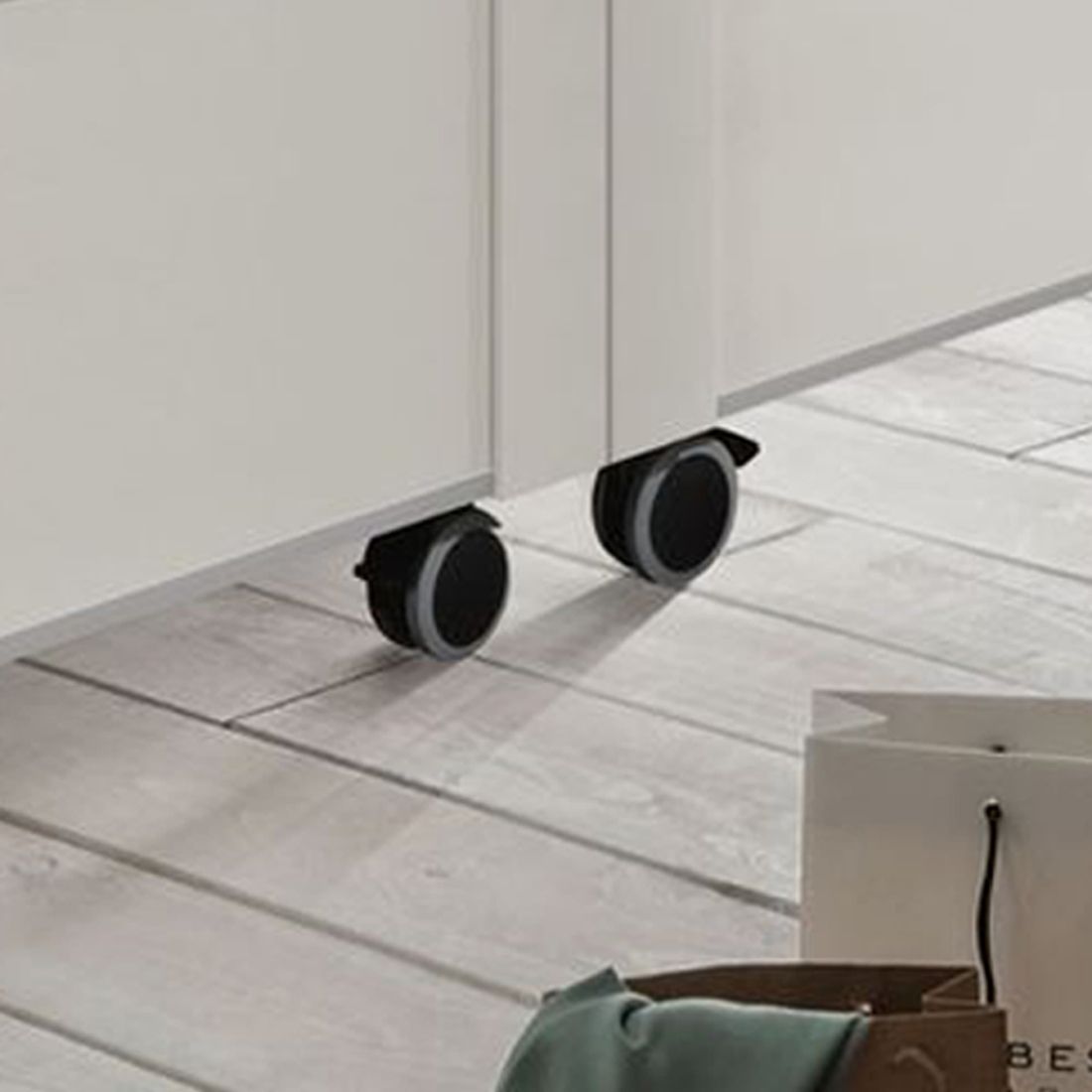 Senioren-Doppelbett Calimera Komfort mit Rollen
