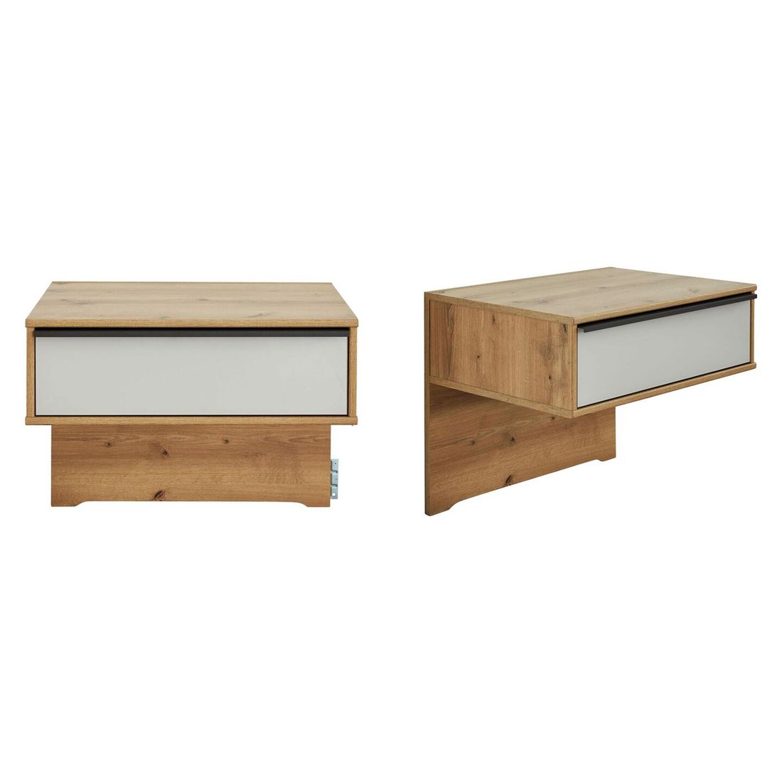Interliving Schwebenachttisch 1205 Eiche Dekor H 48cm