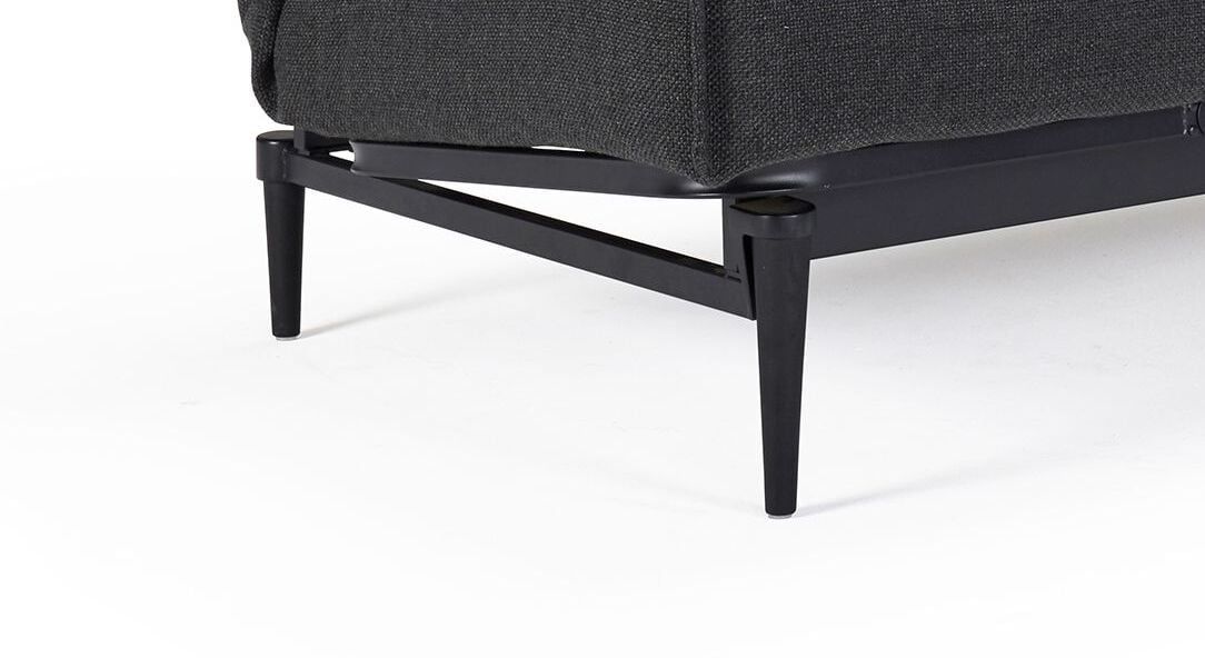 Schlafsofa Shapiro Webstoff/Cord mit Lattenrost und Stauraum