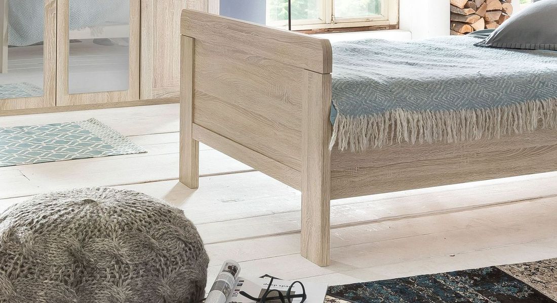 Einzelbett Sinello Komfort Eiche Dekor