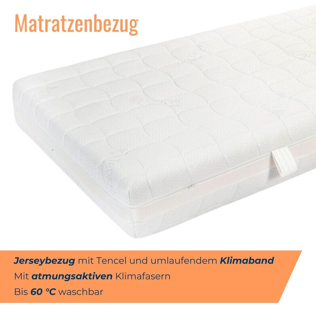 orthowell Kaltschaum-Seniorenmatratze dream XXL mit Sitzkante
