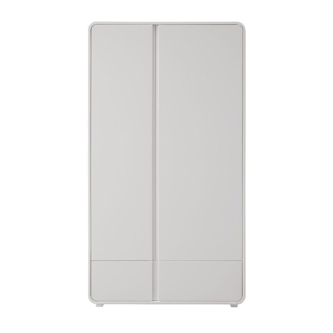 Drehtüren-Kleiderschrank Kids Arctic mit Schubladen und Innenausstattung 105x193cm