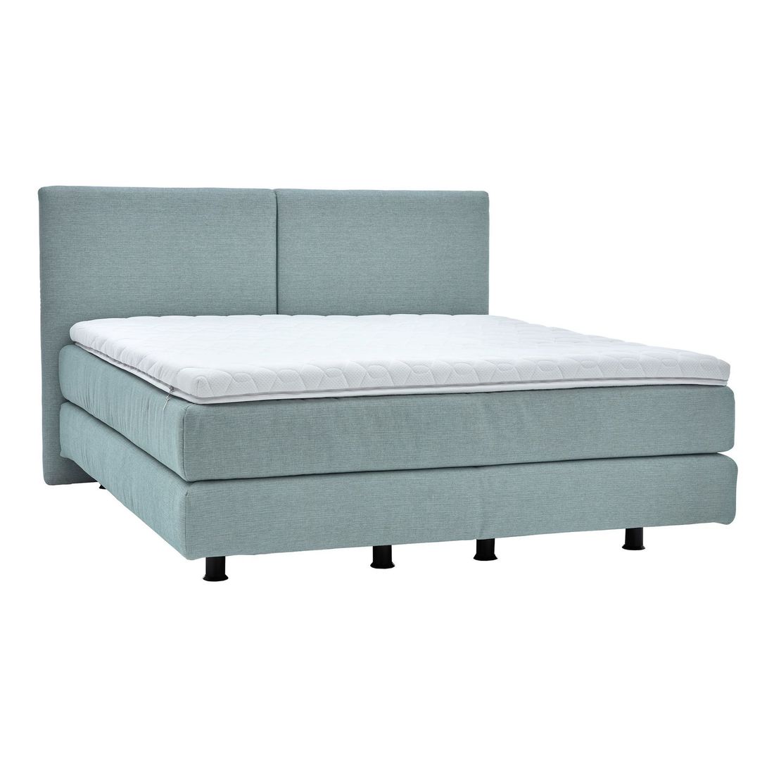 Musterring Boxspringbett Elias Webstoff mit Kopfteil geradlinig