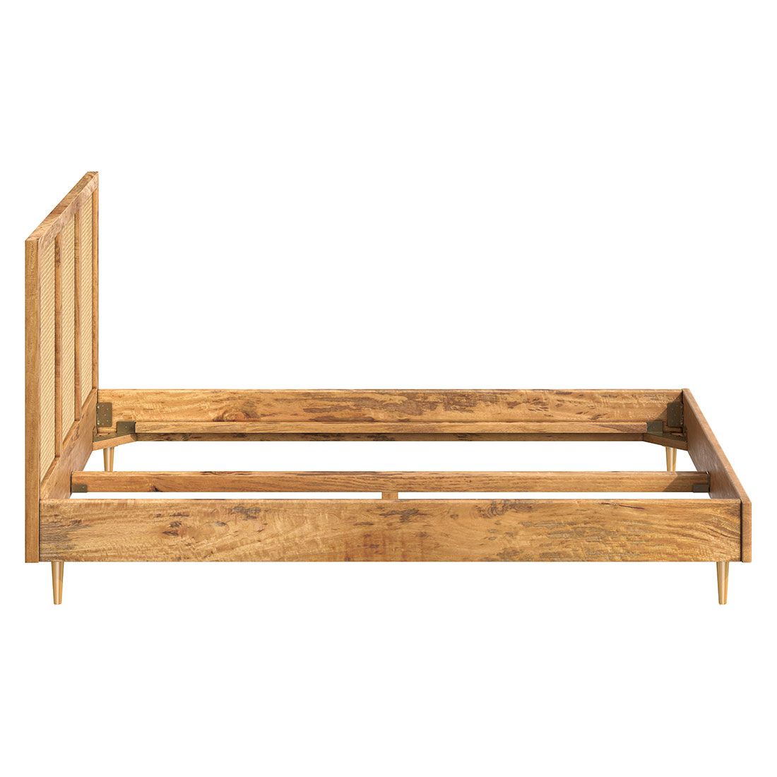 HOMELIV. Bett Asmara Mango Massivholz