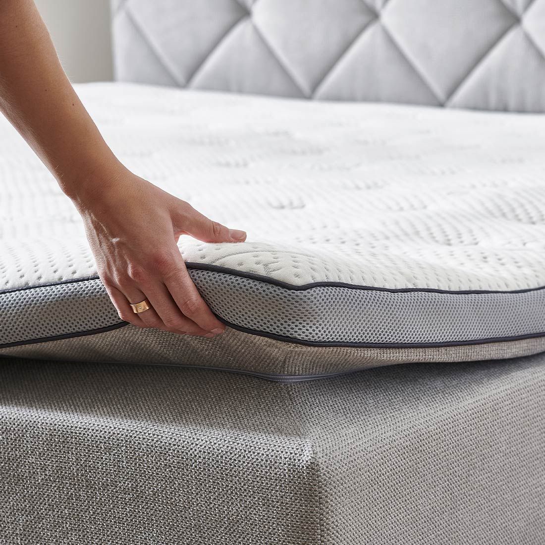 Boxspringbett Arjen Webstoff