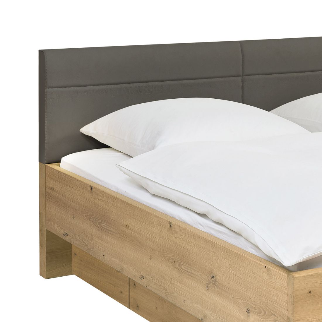 Musterring Bett San Francisco Komfort Eiche Dekor mit Schubkasten Havanna