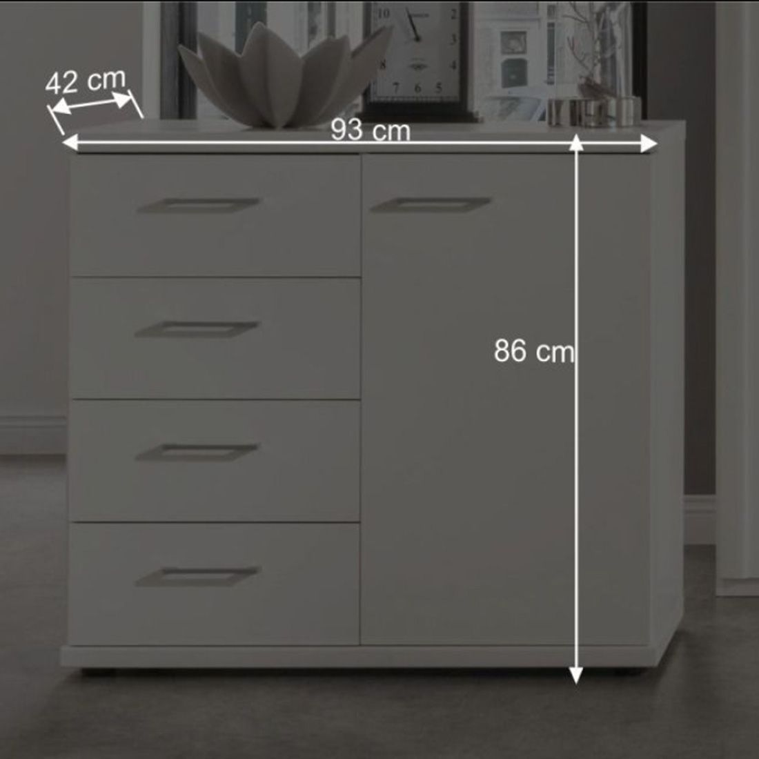 Kommode Calimera mit Schubladen und Türen