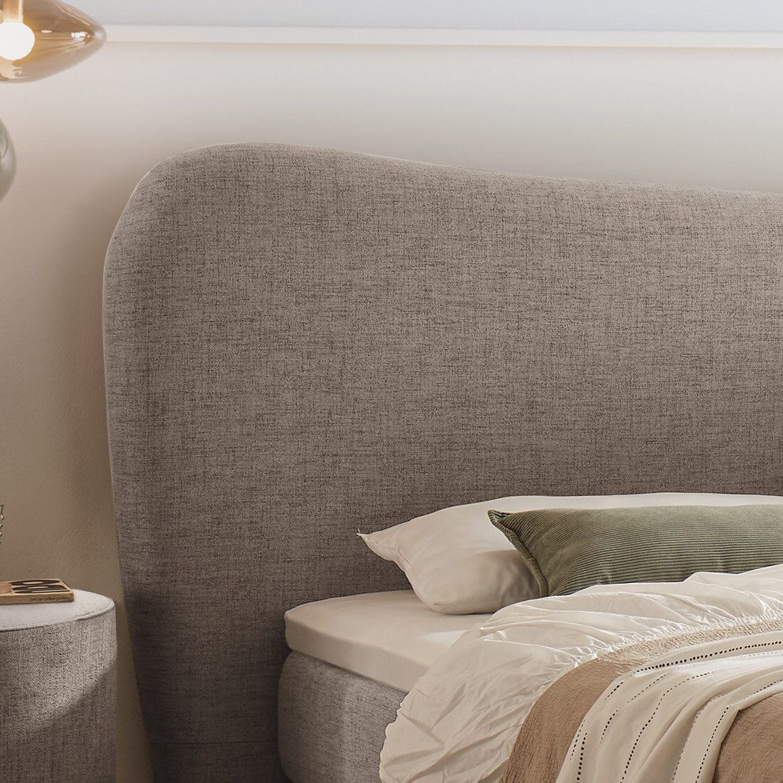 Boxspringbett Viona Webstoff
