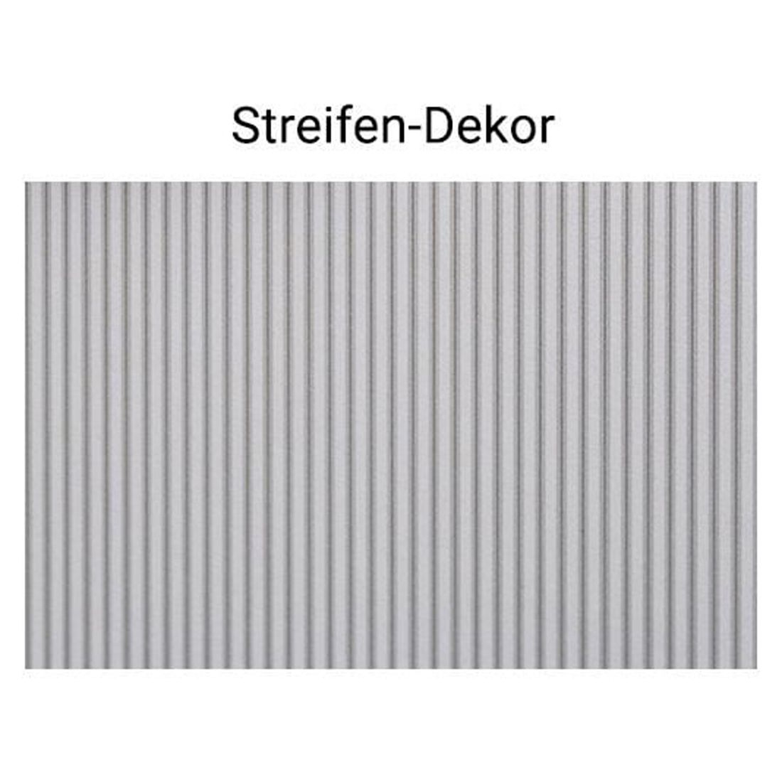 Innenausstattung für Schwebetüren-Kleiderschränke - Streifen silbergrau