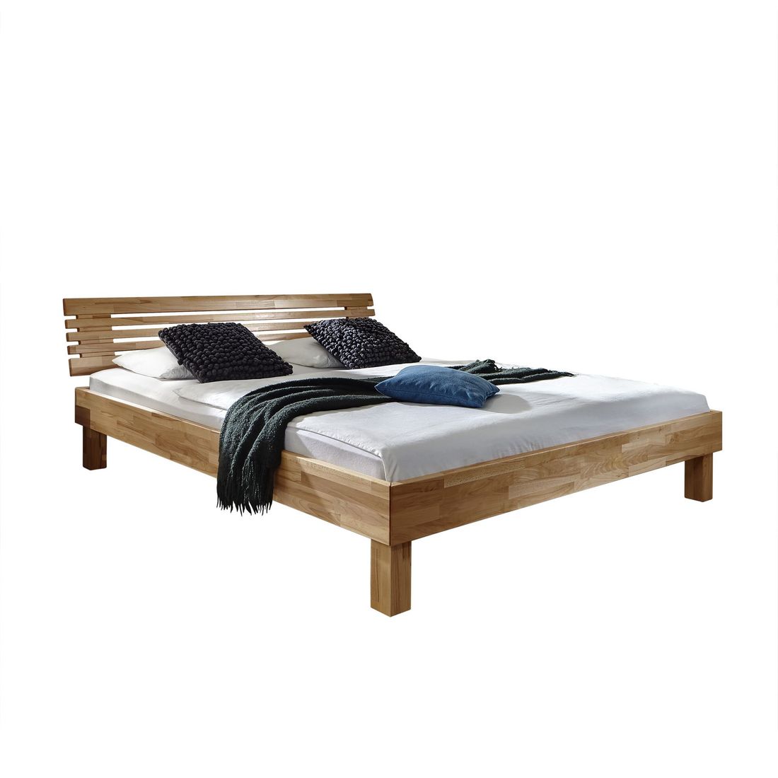 Bett Livenza Kernbuche Massivholz