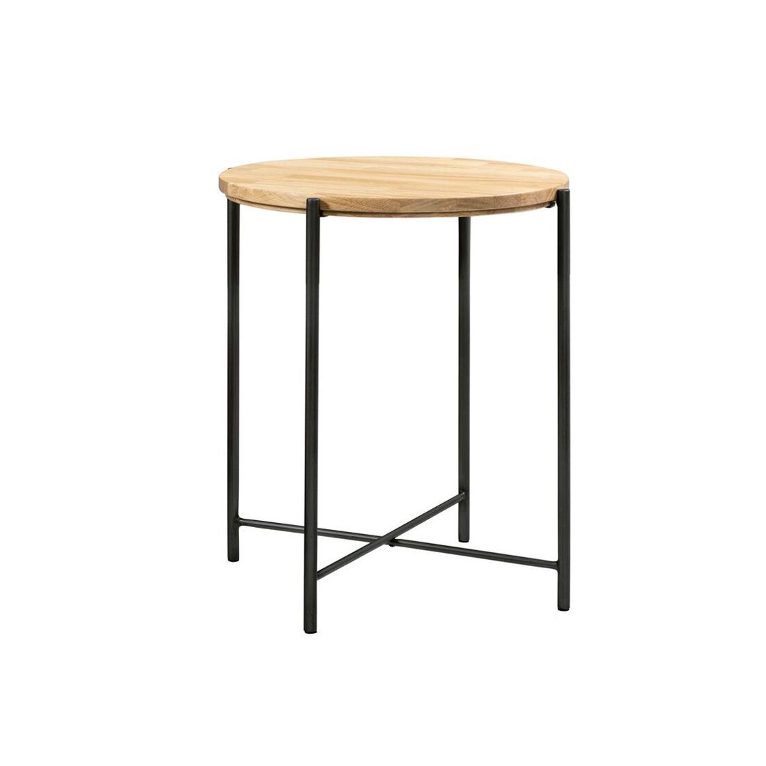 Bett-Beistelltisch Sotello Eiche Massivholz H 52cm