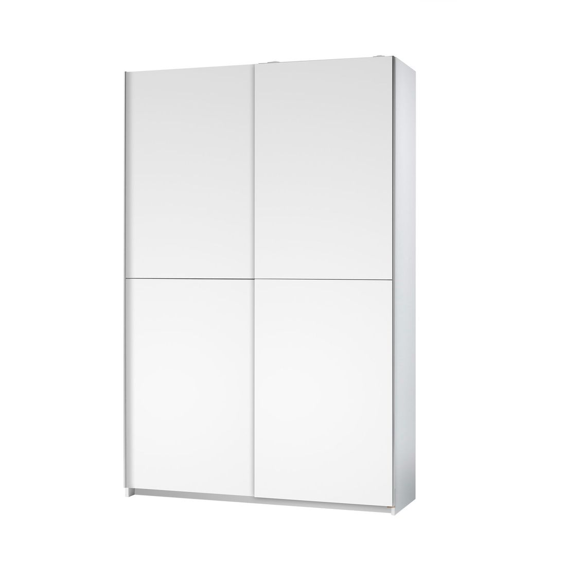 Schwebetüren-Kleiderschrank Nissa mit Innenausstattung 125x196cm