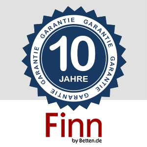 10 Jahre Garantie auf Finn 10 Jahre Garantie auf Finn