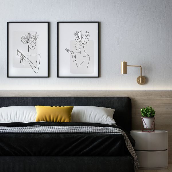 Deko-Objekte im modernen Schlafzimmer Deko-Objekte im modernen Schlafzimmer