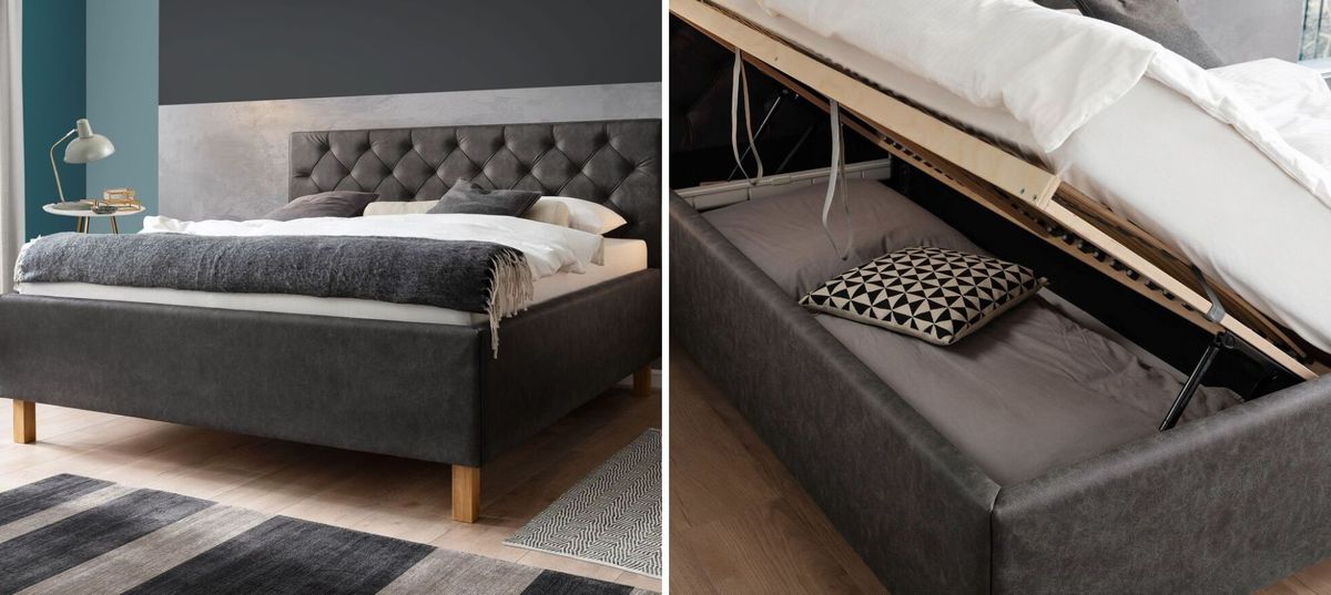 Schlafzimmer modern Stauraumbett Debora Schlafzimmer modern Stauraumbett Debora