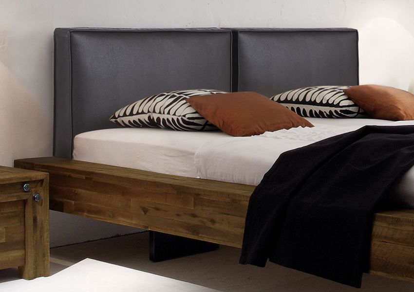 Hasena Factory-Line – Bett Penco mit Kunstleder-Kopfteil Hasena Factory-Line – Bett Penco mit Kunstleder-Kopfteil