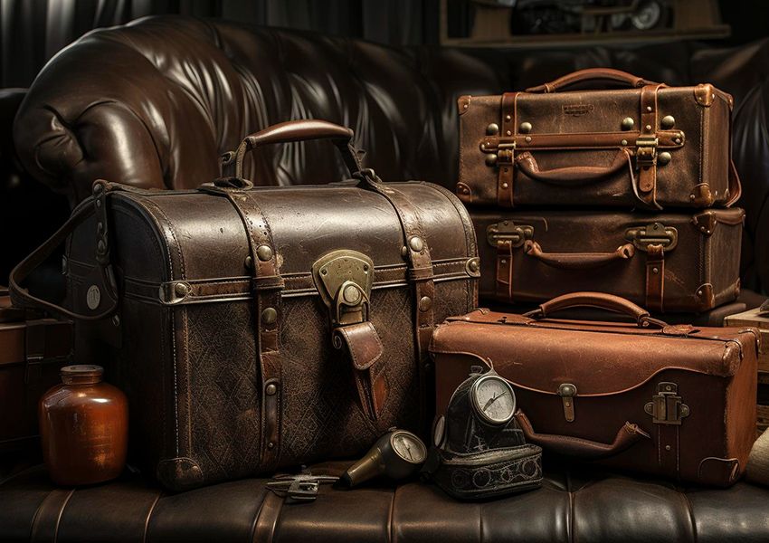 Hasena Factory-Line mit passender Dekoration und Ledertaschen Hasena Factory-Line mit passender Dekoration und Ledertaschen