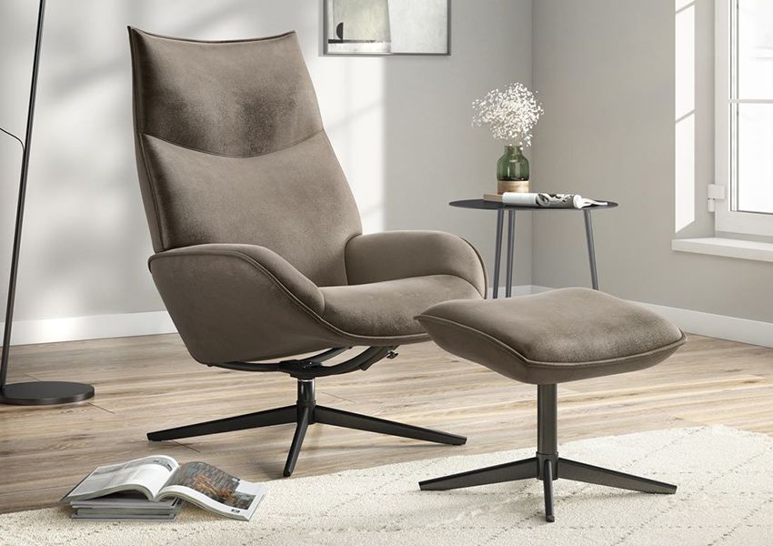 Relaxsessel mit Fußhocker Relaxsessel mit Fußhocker