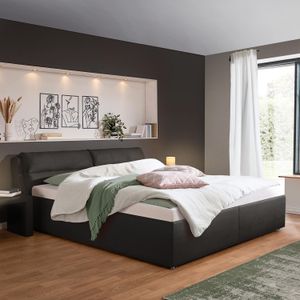 Polsterbett Cremona Microvelours mit Bettkasten