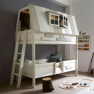LIFETIME Abenteuer- und Etagenbett Hangout Kiefer Massivholz mit Lattenrost
