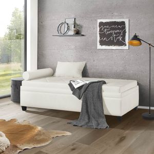 Relaxliege Kamina Komfort Microvelours mit Bettkasten