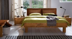 Bett Morena Wildeiche Massivholz
