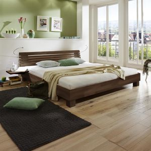 Bett Marmore Buche Massivholz